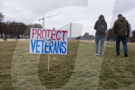 Anti-Trump Protest On The National Mall