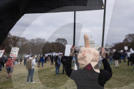 Anti-Trump Protest On The National Mall