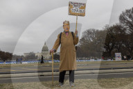 Anti-Trump Protest On The National Mall