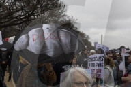 Anti-Trump Protest On The National Mall