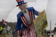 Anti-Trump Protest On The National Mall
