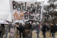 Anti-Trump Protest On The National Mall