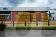 Empties In Empty Crates At Coca-Cola