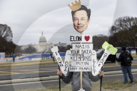Anti-Trump Protest On The National Mall