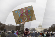 Anti-Trump Protest On The National Mall