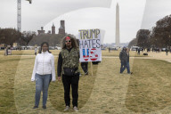Anti-Trump Protest On The National Mall
