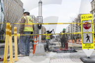 Black Lives Matter Plaza Mural Removal Continues In DC