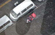 Heavy Snow Hit Beijing