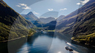 Aerial View Of Geirangerfjord, Norway