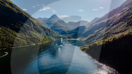 Aerial View Of Geirangerfjord, Norway