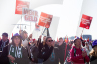 IG Metall Union Calls For Rally For Better Political Policy For Automaker And Steel Industry In Cologne