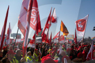 IG Metall Union Calls For Rally For Better Political Policy For Automaker And Steel Industry In Cologne