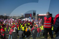 IG Metall Union Calls For Rally For Better Political Policy For Automaker And Steel Industry In Cologne