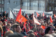 IG Metall Union Calls For Rally For Better Political Policy For Automaker And Steel Industry In Cologne