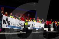 IG Metall Union Calls For Rally For Better Political Policy For Automaker And Steel Industry In Cologne