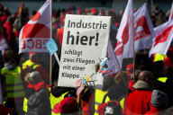 IG Metall Union Calls For Rally For Better Political Policy For Automaker And Steel Industry In Cologne