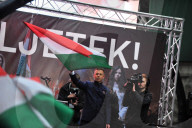 Peter Magyar, Leader Of The TISZA Party Speaks On The Anniversary Of The 1848/49 Hungarian Revolution.