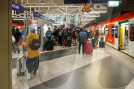 Munich Airport Suburban Train Station – Exit To Terminal 1