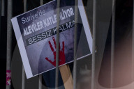 Demonstration Against Killing And Violence Against Alawites In Syria In Cologne