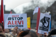Demonstration Against Killing And Violence Against Alawites In Syria In Cologne