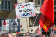 Demonstration Against Killing And Violence Against Alawites In Syria In Cologne