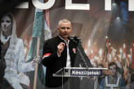 Peter Magyar, Leader Of The TISZA Party Speaks On The Anniversary Of The 1848/49 Hungarian Revolution.