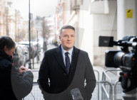 Guests depart for Sunday with Laura Kuenssberg at the BBC, Broadcasting House, London, UK. 
