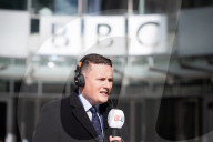 Guests depart for Sunday with Laura Kuenssberg at the BBC, Broadcasting House, London, UK. 