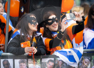 Stop The Hate pro Israel rally countering the Palestine Solidarity Campaign march through central London, UK.