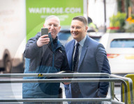 Guests arrive for Sunday with Laura Kuenssberg at the BBC, Broadcasting House, London, UK. 