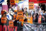 Stop The Hate pro Israel rally countering the Palestine Solidarity Campaign march through central London, UK.