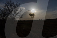 The Russian Army Bombed A Village In The Donetsk Region. 