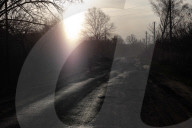 The Russian Army Bombed A Village In The Donetsk Region. 