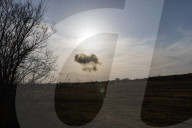 The Russian Army Bombed A Village In The Donetsk Region. 