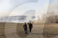 The Russian Army Bombed A Village In The Donetsk Region. 