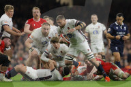 Guinness Six Nations 2025 rugby union match between Wales and England at the Principality Stadium in Cardiff, UK.