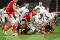 Guinness Six Nations 2025 rugby union match between Wales and England at the Principality Stadium in Cardiff, UK.