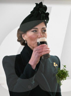 Kate Middleton enjoys a pint of Guinness on StPatrick's Day 