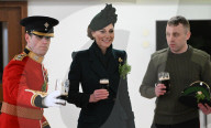 Kate Middleton enjoys a pint of Guinness on StPatrick's Day 
