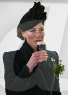 Kate Middleton enjoys a pint of Guinness on StPatrick's Day 