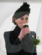 Kate Middleton enjoys a pint of Guinness on StPatrick's Day 