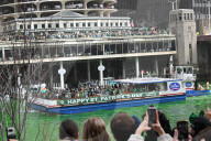 St. Patrick's Day Chicago River Dying