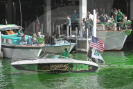 St. Patrick's Day Chicago River Dying