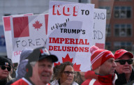 Hundreds Attend 'Elbows Up, Canada!' Rally In Ottawa