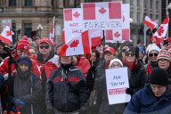 Hundreds Attend 'Elbows Up, Canada!' Rally In Ottawa