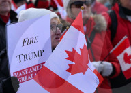 Hundreds Attend 'Elbows Up, Canada!' Rally In Ottawa