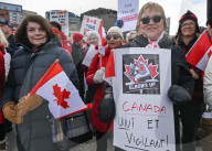 Hundreds Attend 'Elbows Up, Canada!' Rally In Ottawa