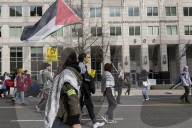 Protest To Support Mahmoud Khalil In Washington DC