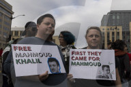 Protest To Support Mahmoud Khalil In Washington DC