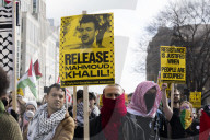 Protest To Support Mahmoud Khalil In Washington DC